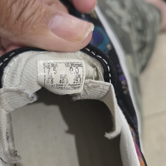 VANS Classic Slip-on Trippy Drip Black Multi Shoes Unisex M 7.5 W 9 - Picture 14 of 14